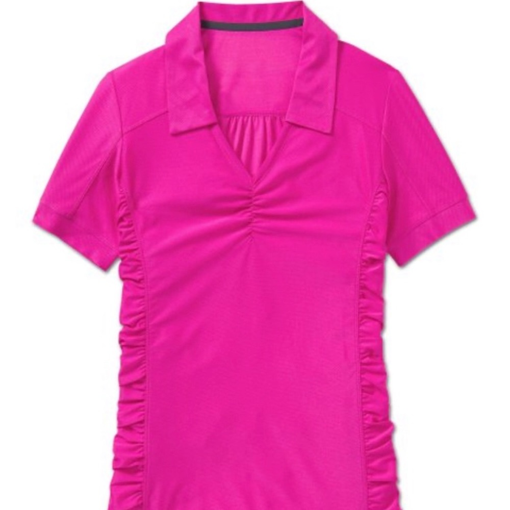 Athleta Hot Pink Birdie Polo